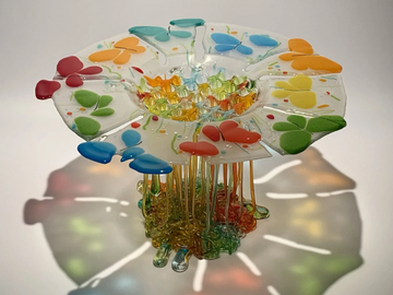 EXTRATERRESTRIAL - Glass centerpiece / sculpture by Mosche Bianche