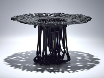 LITTLE CLOUD - Glass sculpture / centerpiece by Mosche Bianche