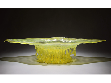 MINDFULNESS - Glass sculpture / centerpiece by Mosche Bianche
