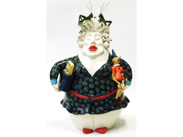 PINOCCHIO - Ceramic sculpture by Mosche Bianche
