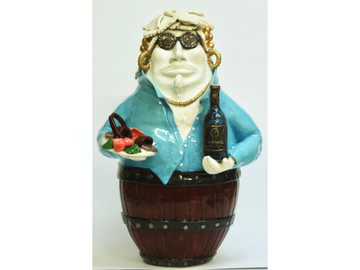 SOMMELIER - Ceramic sculpture by Mosche Bianche