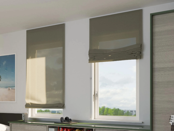 BASIC 419 - Aluminium roman blinds headrail by Mottura