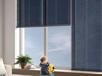 PLÌ 353/2 - Pleated blinds headrail by Mottura