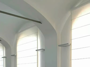 SOFTBOX 440 - Aluminium roman blinds headrail by Mottura