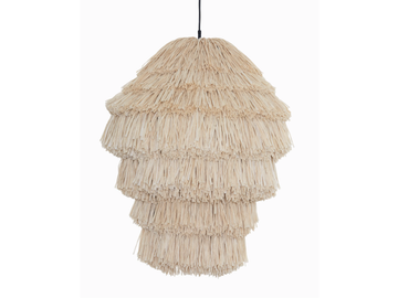 FRAN AS - Raffia pendant lamp by MOVIMENTO