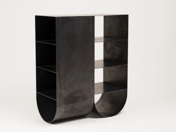 ONE - Open freestanding metal bookcase by MOVIMENTO
