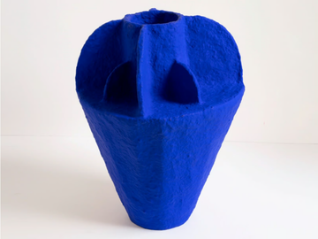 WEDGE - Round recycled paper vase by MOVIMENTO