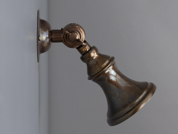 ACCRA - Wall-mounted adjustable brass spotlight by mullan lighting