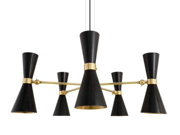 CAIRO 5 Arm - LED chandelier by mullan lighting
