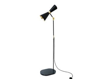 CAIRO - Handmade adjustable brass floor lamp by mullan lighting