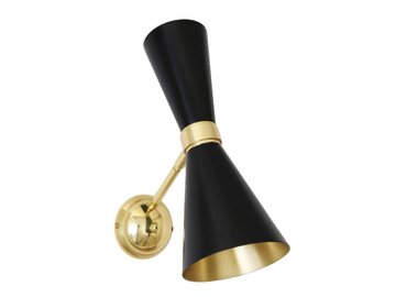 CAIRO SWIVEL - LED adjustable brass wall lamp by mullan lighting