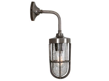 CARAC FROSTED WELL GLASS WALL LIGHT - Handmade wall lamp by mullan lighting