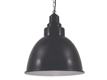 DANICAANS INDUSTRIAL PENDANT LARGE - Handmade powder coated aluminium pendant lamp by mullan lighting
