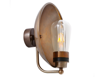 GALIT - LED brass wall light for bathroom by mullan lighting