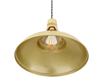 GENEVA INDUSTRIAL BRASS PENDANT - Handmade pendant lamp by mullan lighting
