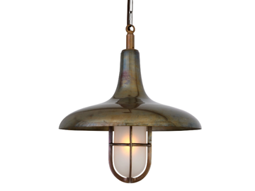 MIRA NAUTICAL - Brass pendant lamp by mullan lighting