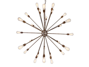NAGANO - Brass chandelier by mullan lighting