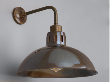 PARIS INDUSTRIAL - Handmade brass wall lamp by mullan lighting