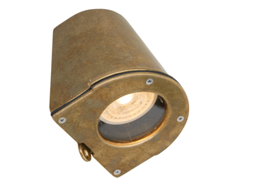WADE - LED wall-mounted brass Outdoor spotlight by mullan lighting