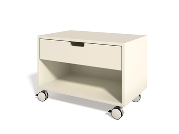 MODULAR NACHTTISCH - Bedside table with castors by Müller Small Living