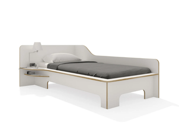 PLANE - Plywood single bed by Müller Small Living