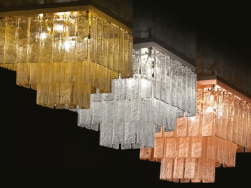 CHARLESTON - LED Murano glass ceiling lamp by MULTIFORME