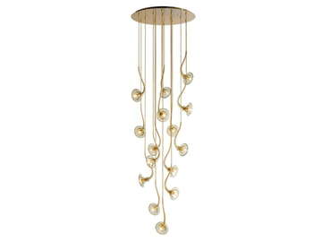 IKEBANA 15 - Blown glass pendant lamp by MULTIFORME