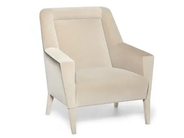 BLONDIE - Velvet armchair with armrests by Munna
