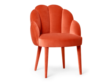 DAISY - Upholstered velvet chair by Munna