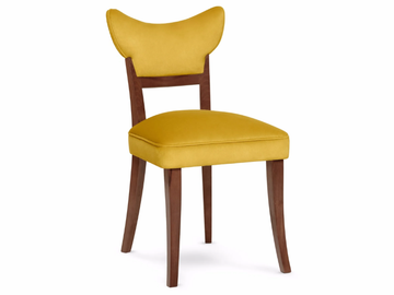 FRANCOISE - Upholstered velvet chair by Munna