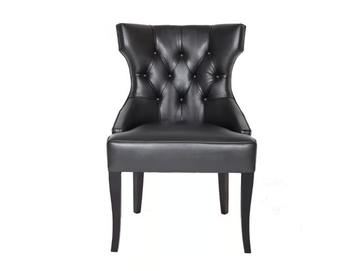 MONSIEUR T - Tufted leather chair by Munna