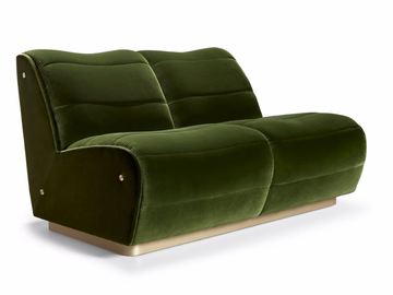 NEWMAN - 2 seater velvet sofa by Munna