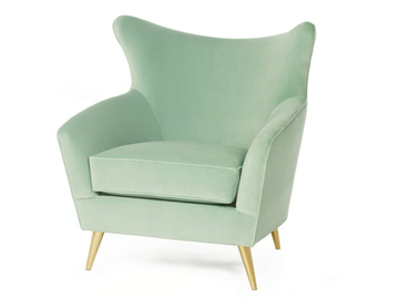SOPHIA - Upholstered velvet armchair by Munna
