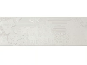 BAS-RELIEF PATCHWORK BIANCO - Indoor porcelain stoneware wall/floor tiles by Mutina