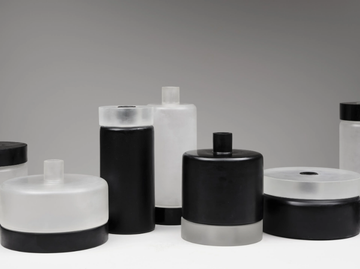 THE CYLINDER GLASS - Glass vase by Mutina