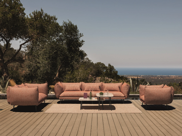 PIUMA - Recliner fabric garden sofa by MY YOUR