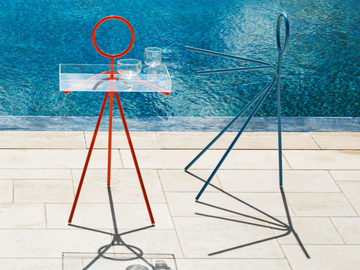 STEWARD - Metal coffee table / valet stand by MY YOUR