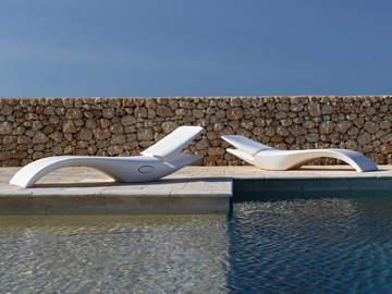 ZOE - Recliner Poleasy® sun lounger by MY YOUR