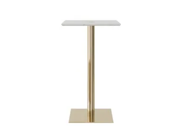 DAWN - Square marble bar high table by Myface