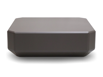 EVEN - Low glass-fibre garden side table by Myface
