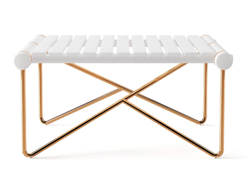 NOA - Low rectangular aluminium coffee table by Myface