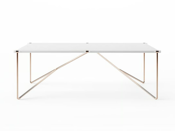 NOA - Rectangular aluminium garden table by Myface