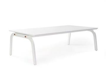 RIBBON - Rectangular metal coffee table by Myface