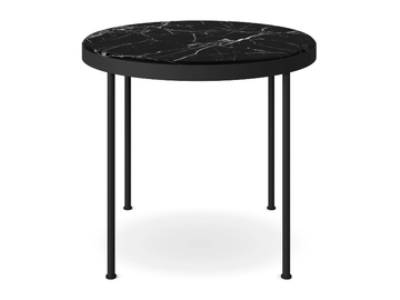 TRACE - Round marble garden table by Myface