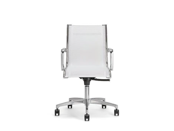 AALBORG AIR 02 - Swivel mesh executive chair with 5-spoke base with armrests by Nahu