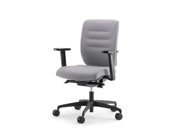 AVA 02 - Swivel fabric office chair with 5-Spoke base with armrests by Nahu