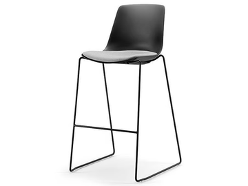 JAVA COVER STOOL - Sled base barstool by Nahu