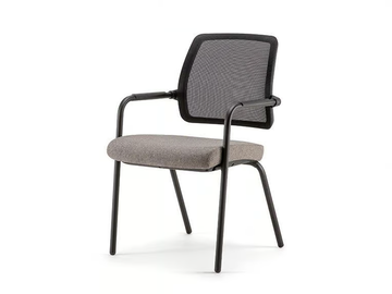 KOS AIR 02 BK - Chair with armrests by Nahu