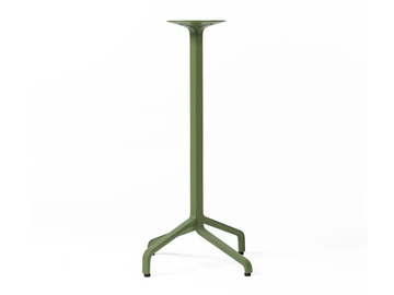 BASE FRASCA HIGH FIX - Powder coated aluminium table base with 4-spoke base by Nardi