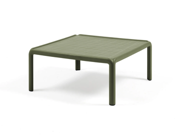 KOMODO - Square resin garden side table by Nardi